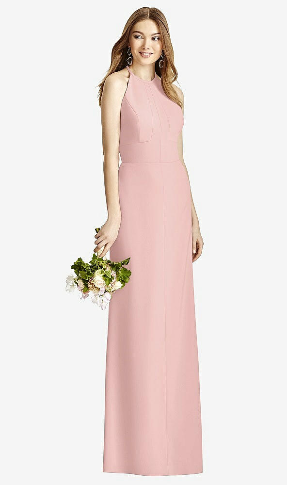 Front View - Rose - PANTONE Rose Quartz Studio Design Bridesmaid Dress 4507
