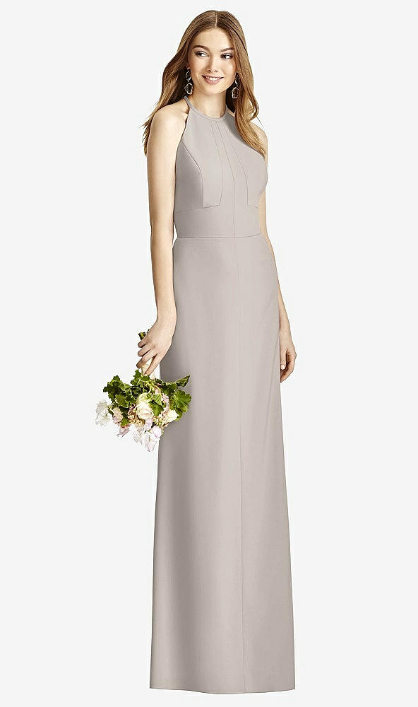 Front View - Taupe Studio Design Bridesmaid Dress 4507