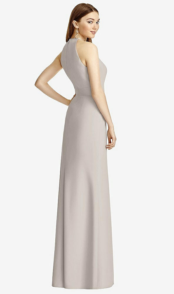 Back View - Taupe Studio Design Bridesmaid Dress 4507