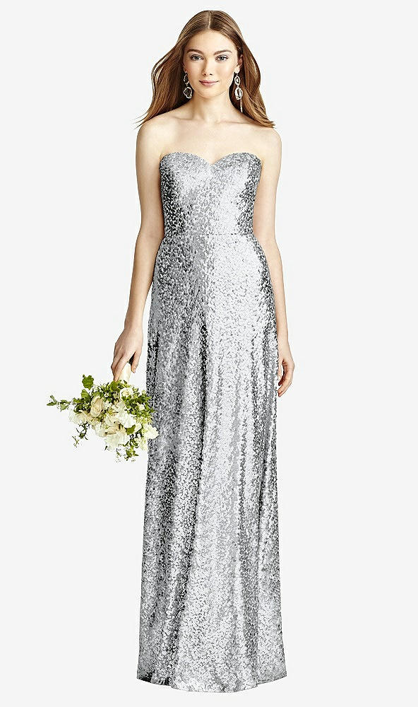 Front View - Silver Studio Design Bridesmaid Dress 4509