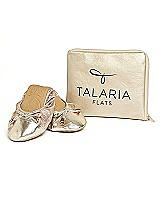 Front View Thumbnail - Rose Gold Talaria Premium Folding Flats