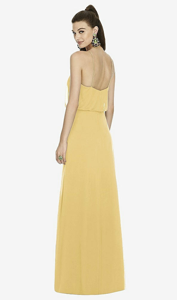 Back View - Maize Alfred Sung Bridesmaid Dress D738