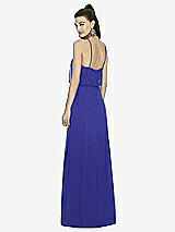 Rear View Thumbnail - Electric Blue Alfred Sung Bridesmaid Dress D738