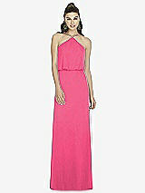 Front View Thumbnail - Forever Pink Alfred Sung Bridesmaid Dress D738