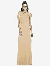 Front View Thumbnail - Golden Alfred Sung Bridesmaid Dress D738