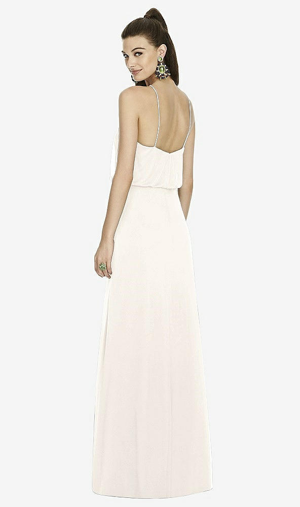 Back View - Ivory Alfred Sung Bridesmaid Dress D738