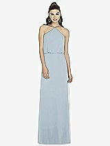 Front View Thumbnail - Mist Alfred Sung Bridesmaid Dress D738