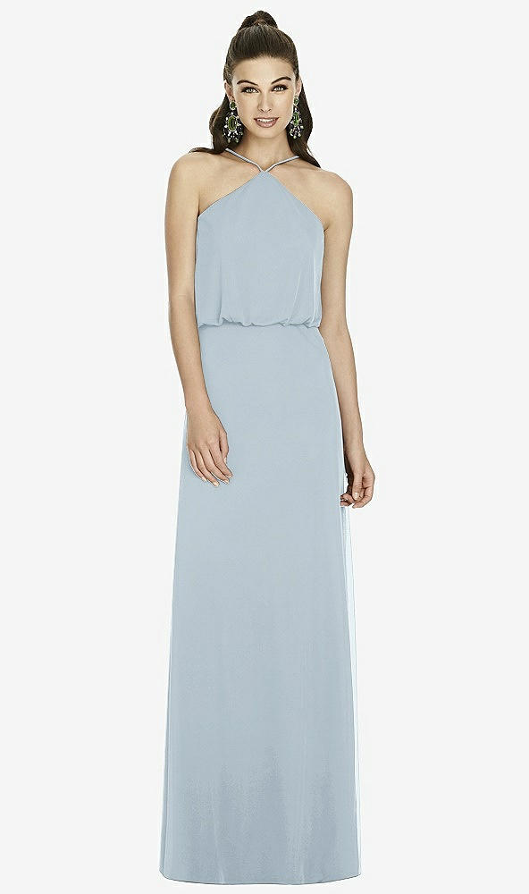 Front View - Mist Alfred Sung Bridesmaid Dress D738