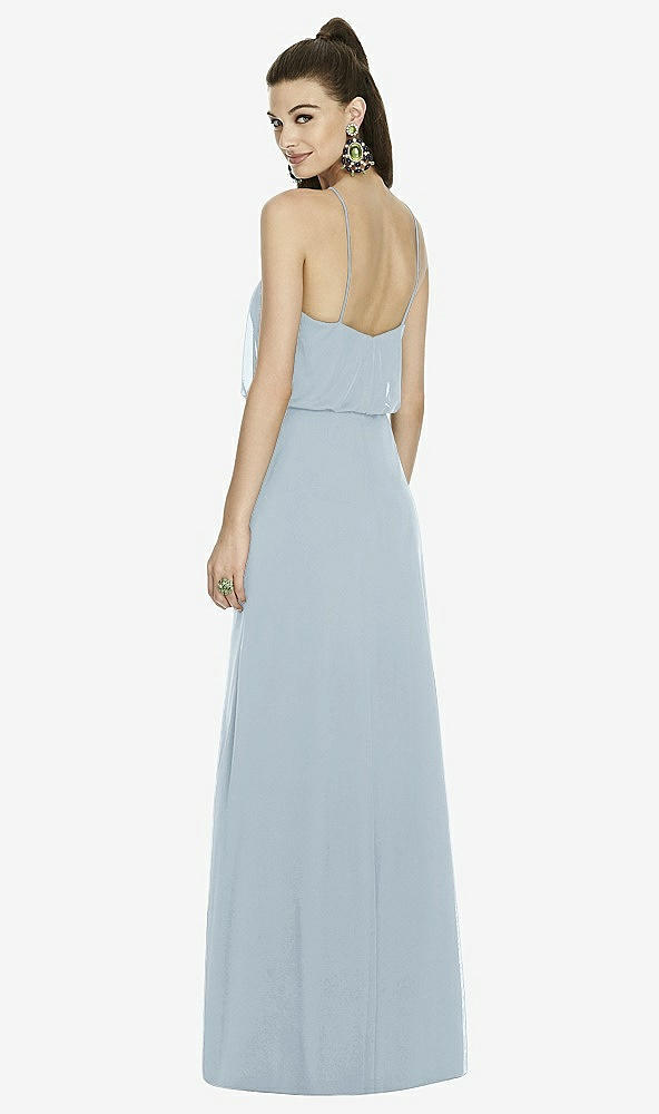 Back View - Mist Alfred Sung Bridesmaid Dress D738