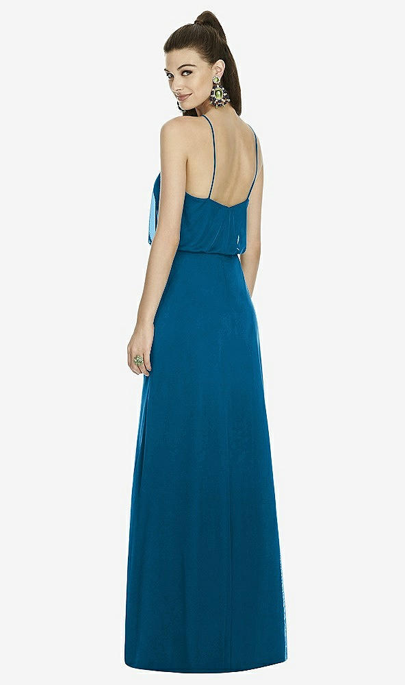 Back View - Ocean Blue Alfred Sung Bridesmaid Dress D738