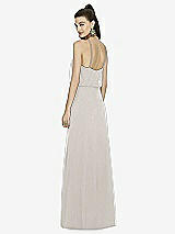 Rear View Thumbnail - Oyster Alfred Sung Bridesmaid Dress D738