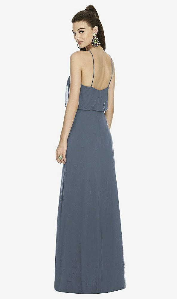 Back View - Silverstone Alfred Sung Bridesmaid Dress D738