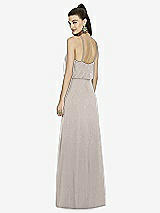 Rear View Thumbnail - Taupe Alfred Sung Bridesmaid Dress D738