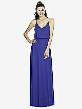 Front View Thumbnail - Electric Blue Alfred Sung Bridesmaid Dress D739