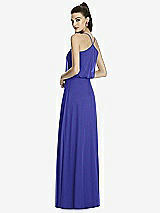 Rear View Thumbnail - Electric Blue Alfred Sung Bridesmaid Dress D739