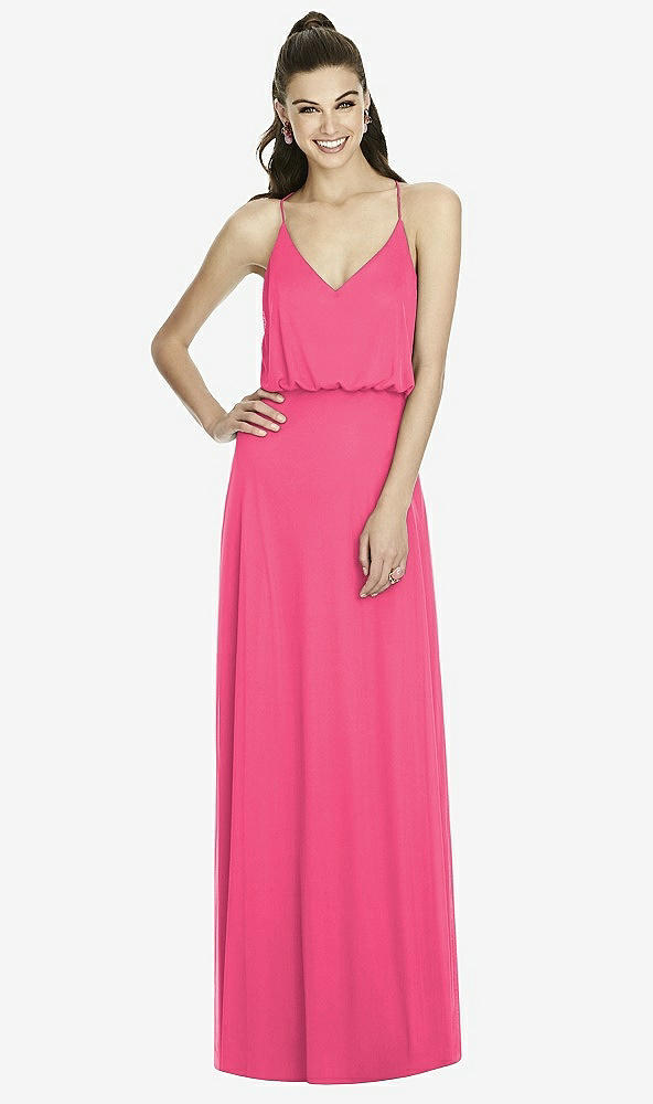 Front View - Forever Pink Alfred Sung Bridesmaid Dress D739