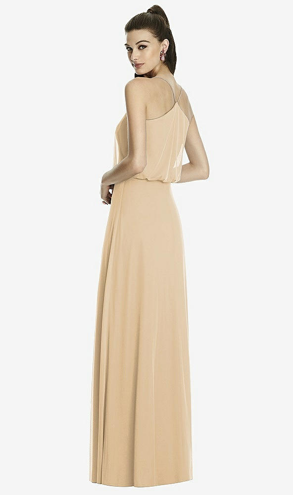Back View - Golden Alfred Sung Bridesmaid Dress D739