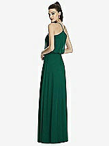 Rear View Thumbnail - Hunter Green Alfred Sung Bridesmaid Dress D739