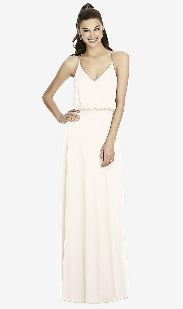 Front View - Ivory Alfred Sung Bridesmaid Dress D739