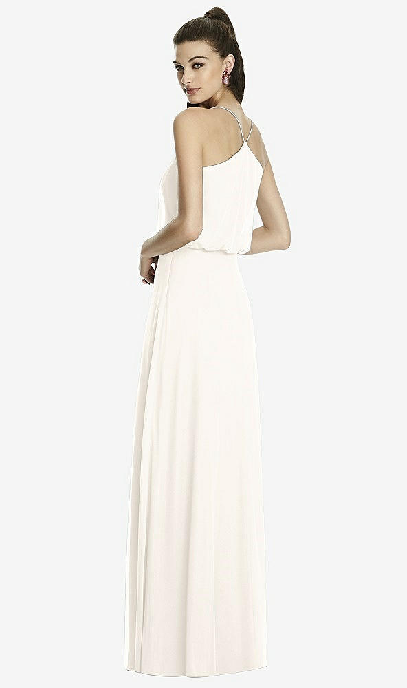 Back View - Ivory Alfred Sung Bridesmaid Dress D739