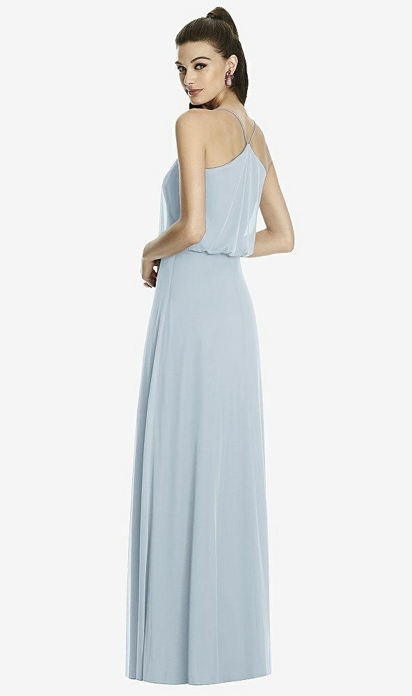 Back View - Mist Alfred Sung Bridesmaid Dress D739