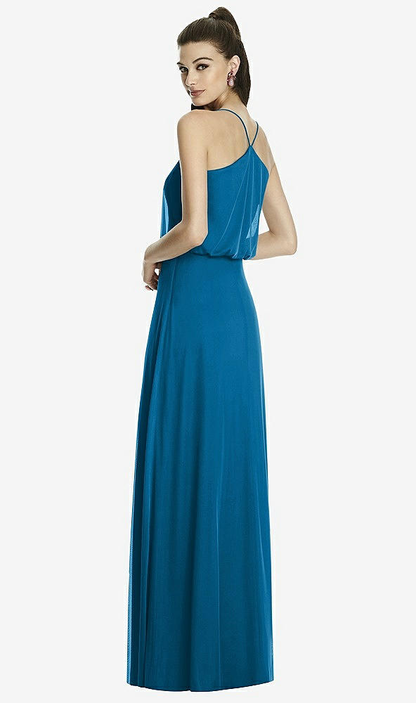 Back View - Ocean Blue Alfred Sung Bridesmaid Dress D739