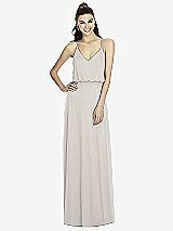 Front View Thumbnail - Oyster Alfred Sung Bridesmaid Dress D739