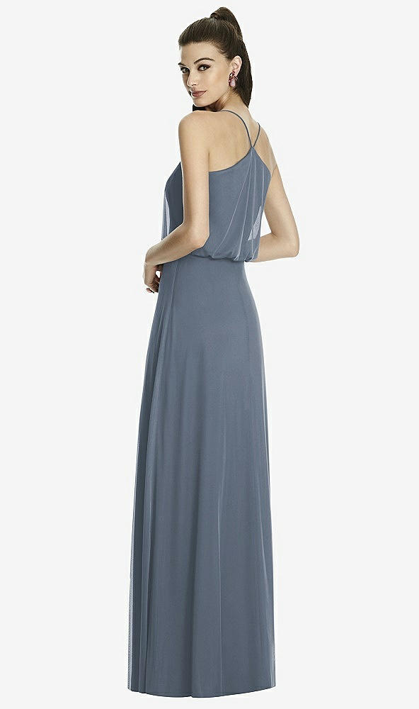 Back View - Silverstone Alfred Sung Bridesmaid Dress D739