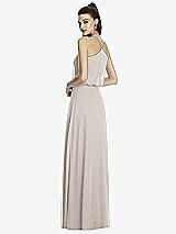 Rear View Thumbnail - Taupe Alfred Sung Bridesmaid Dress D739