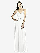 Front View Thumbnail - White Alfred Sung Bridesmaid Dress D739