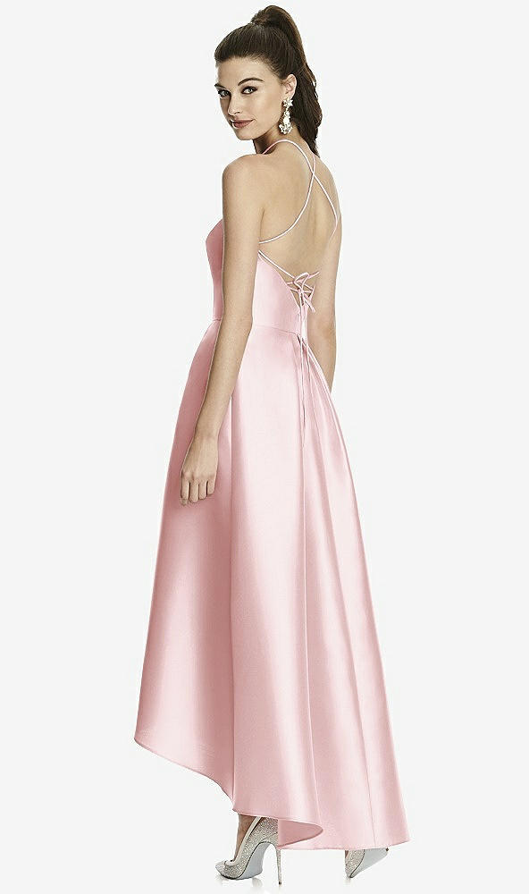 Back View - Ballet Pink Alfred Sung Style D741