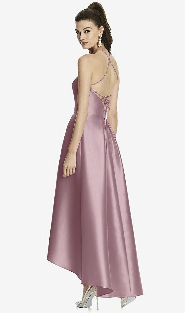 Back View - Dusty Rose Alfred Sung Style D741
