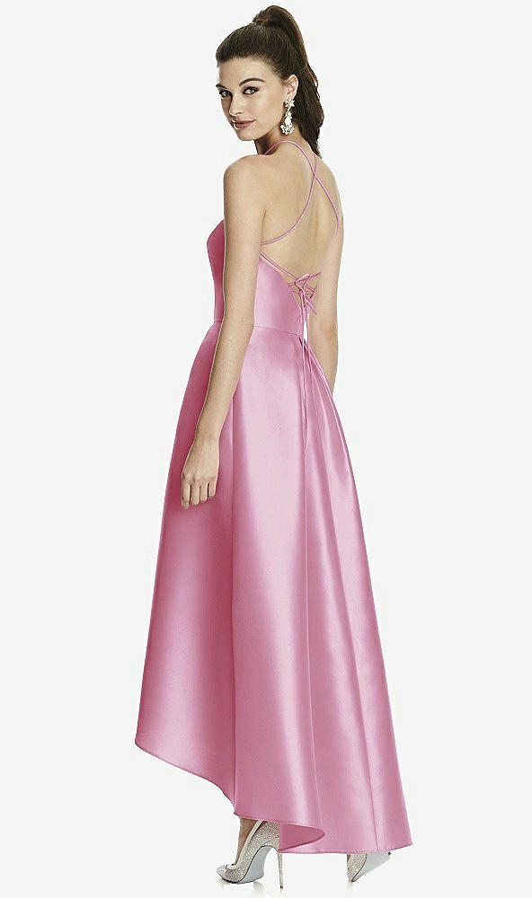 Back View - Powder Pink Alfred Sung Style D741