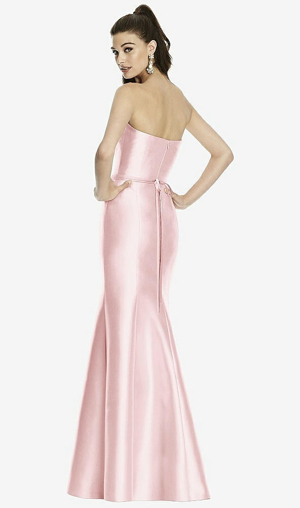 Back View - Ballet Pink Alfred Sung Style D742