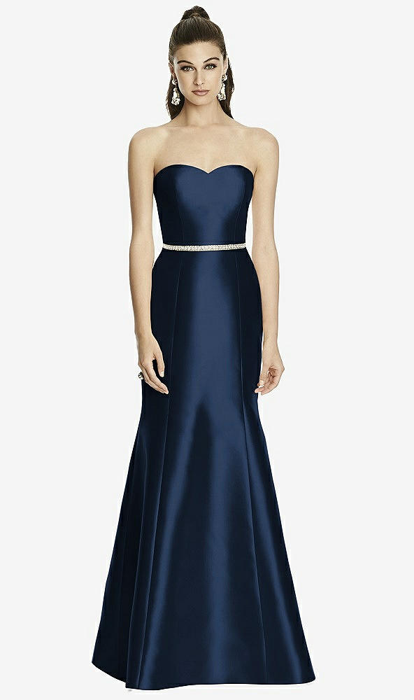Front View - Midnight Navy Alfred Sung Style D742
