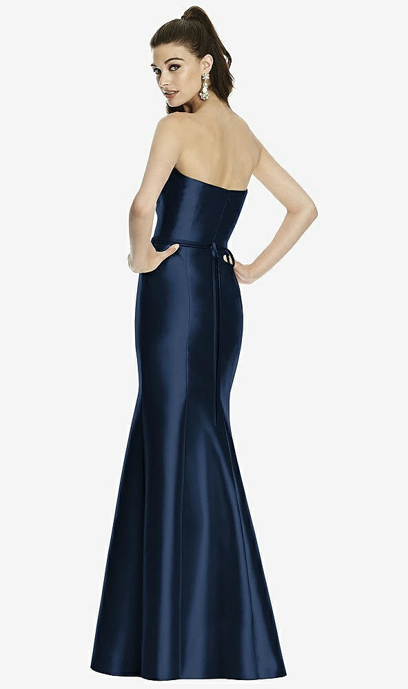 Back View - Midnight Navy Alfred Sung Style D742