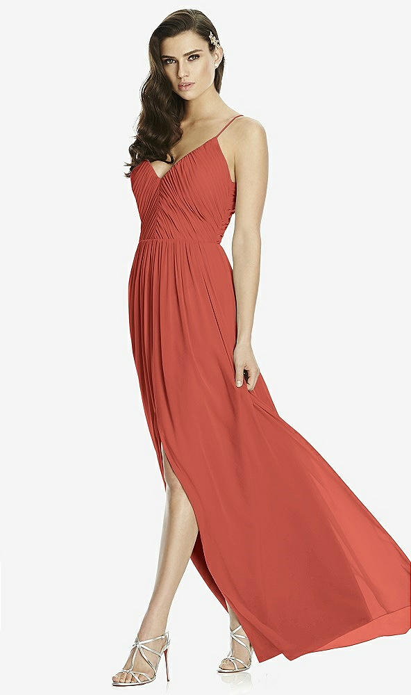 Front View - Amber Sunset Dessy Bridesmaid Dress 2989