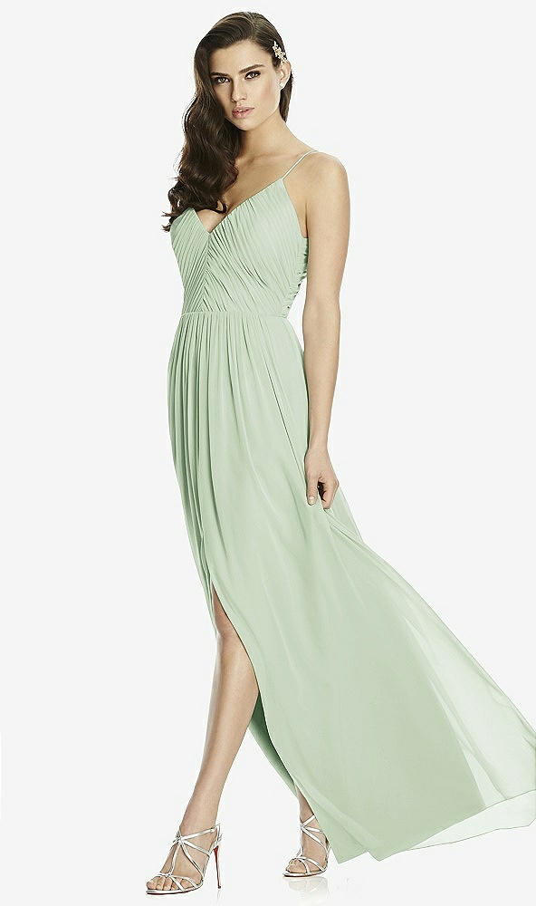 Front View - Celadon Dessy Bridesmaid Dress 2989