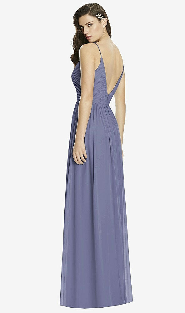 Back View - French Blue Dessy Bridesmaid Dress 2989