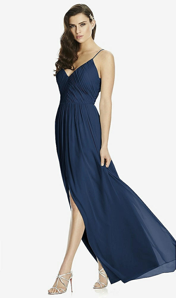Front View - Midnight Navy Dessy Bridesmaid Dress 2989