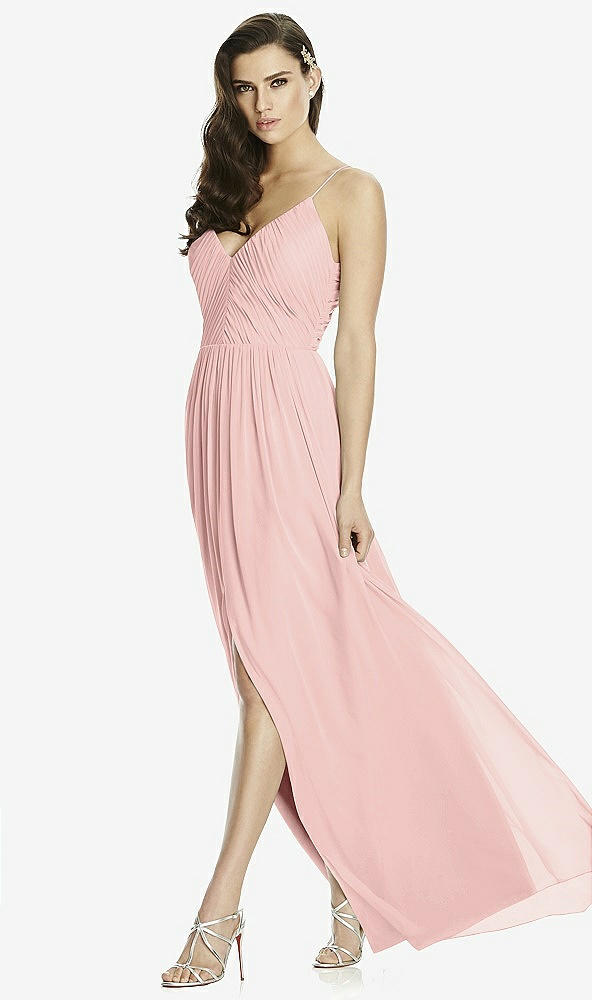 Front View - Rose - PANTONE Rose Quartz Dessy Bridesmaid Dress 2989