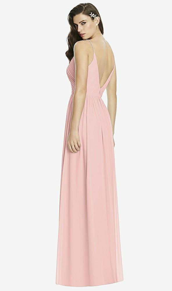 Back View - Rose - PANTONE Rose Quartz Dessy Bridesmaid Dress 2989