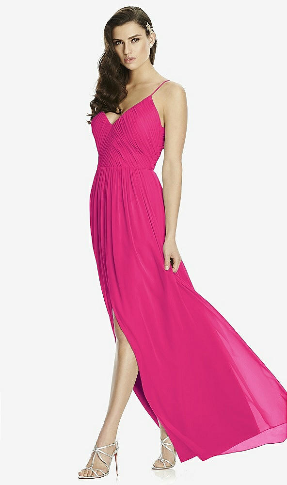 Front View - Think Pink Dessy Bridesmaid Dress 2989