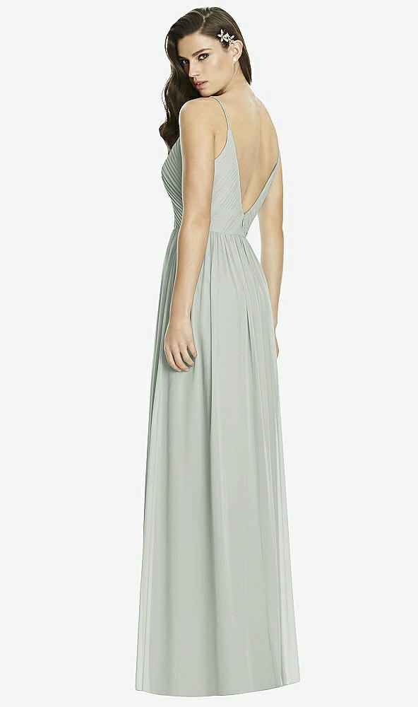 Back View - Willow Green Dessy Bridesmaid Dress 2989