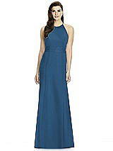 Rear View Thumbnail - Dusk Blue Dessy Bridesmaid Dress 2990
