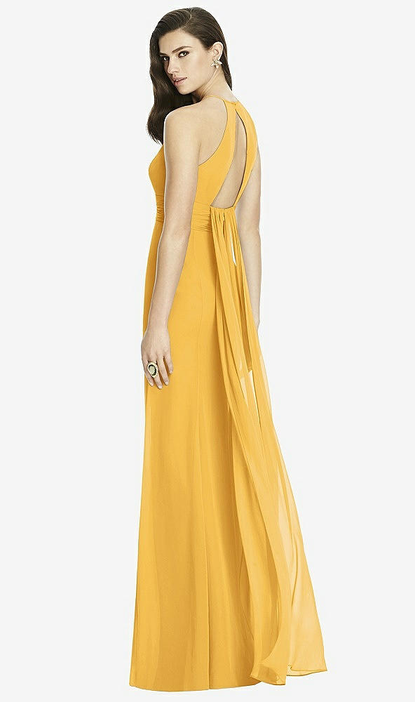 Front View - NYC Yellow Dessy Bridesmaid Dress 2990