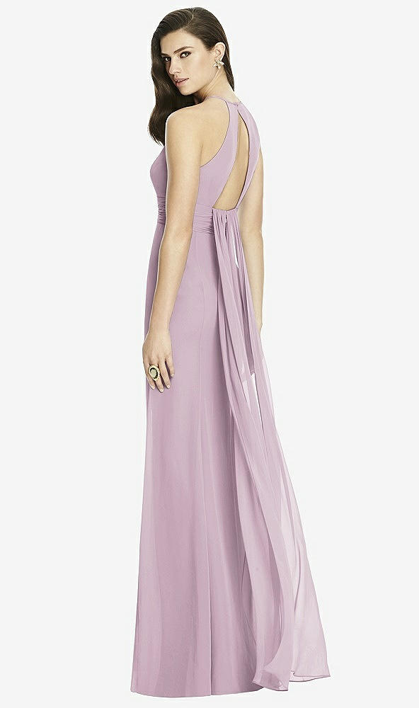 Front View - Suede Rose Dessy Bridesmaid Dress 2990