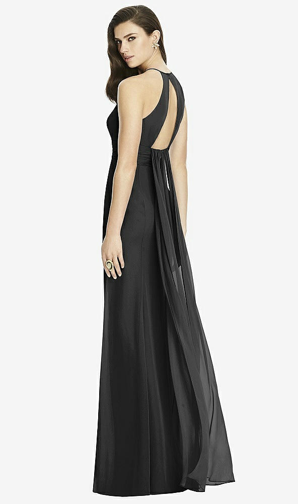 Front View - Black Dessy Bridesmaid Dress 2990