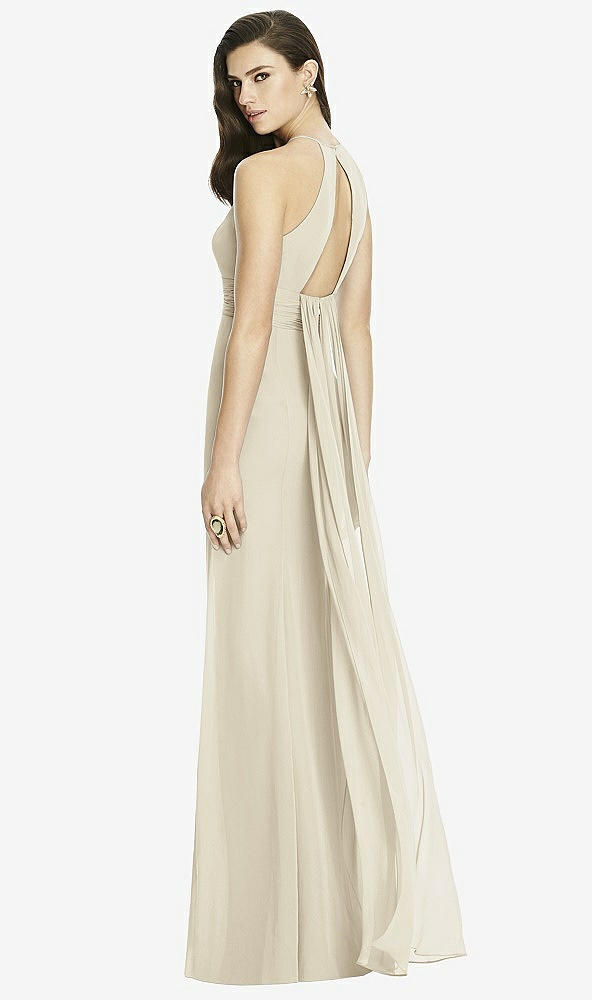 Front View - Champagne Dessy Bridesmaid Dress 2990