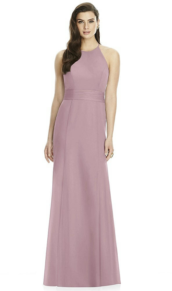 Back View - Dusty Rose Dessy Bridesmaid Dress 2990